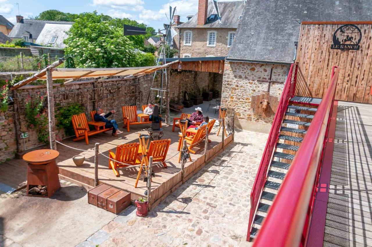 Hotel Le Ranch Brulon Bagian luar foto