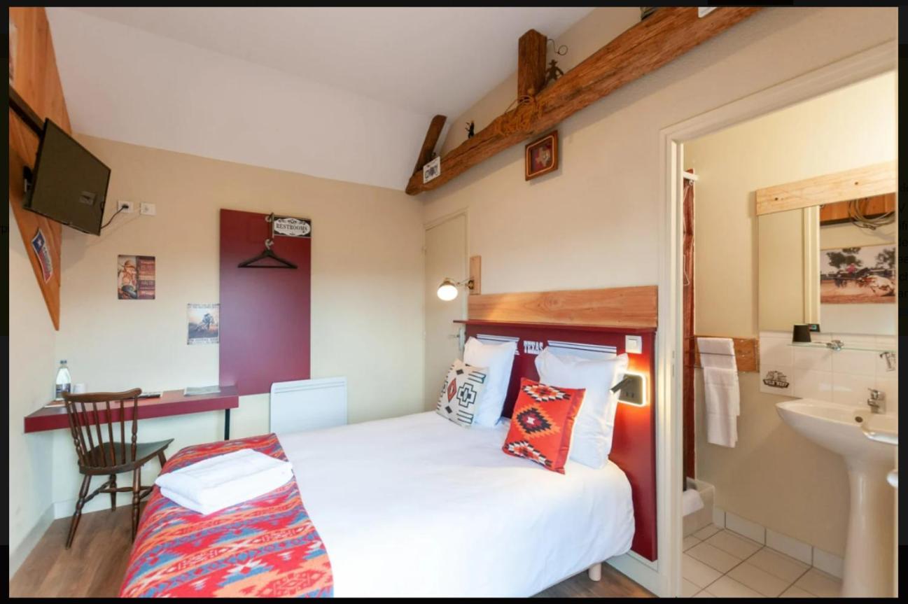 Hotel Le Ranch Brulon Bagian luar foto